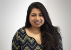 Seema's smiling photo. Seema's smiling photo.